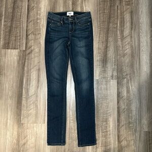 PAIGE Dark Indigo Skinny Jeans